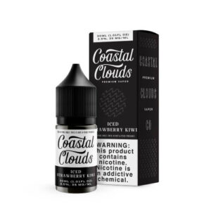 Coastal Clouds Salt E-liquid – Iced Strawberry Kiwi 30ml