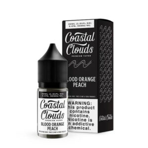 Coastal Clouds Salt E-liquid – Blood Orange Peach