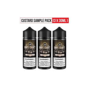 Custard E-Liquid Sample Pack
