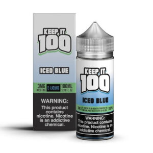 Keep It 100 E-Liquid – Iced Blue 100ml