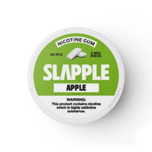 Slapple Nicotine Gum – Apple