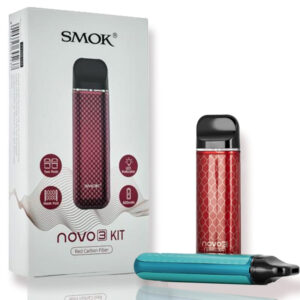 SMOK Novo 3 25W Pod System Red Carbon Fiber