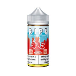 Ripe Collection Ice E-Liquid – Straw Nanners 100ml