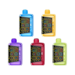 RAZ RX 50K Disposable Vape in five colors with LED screen